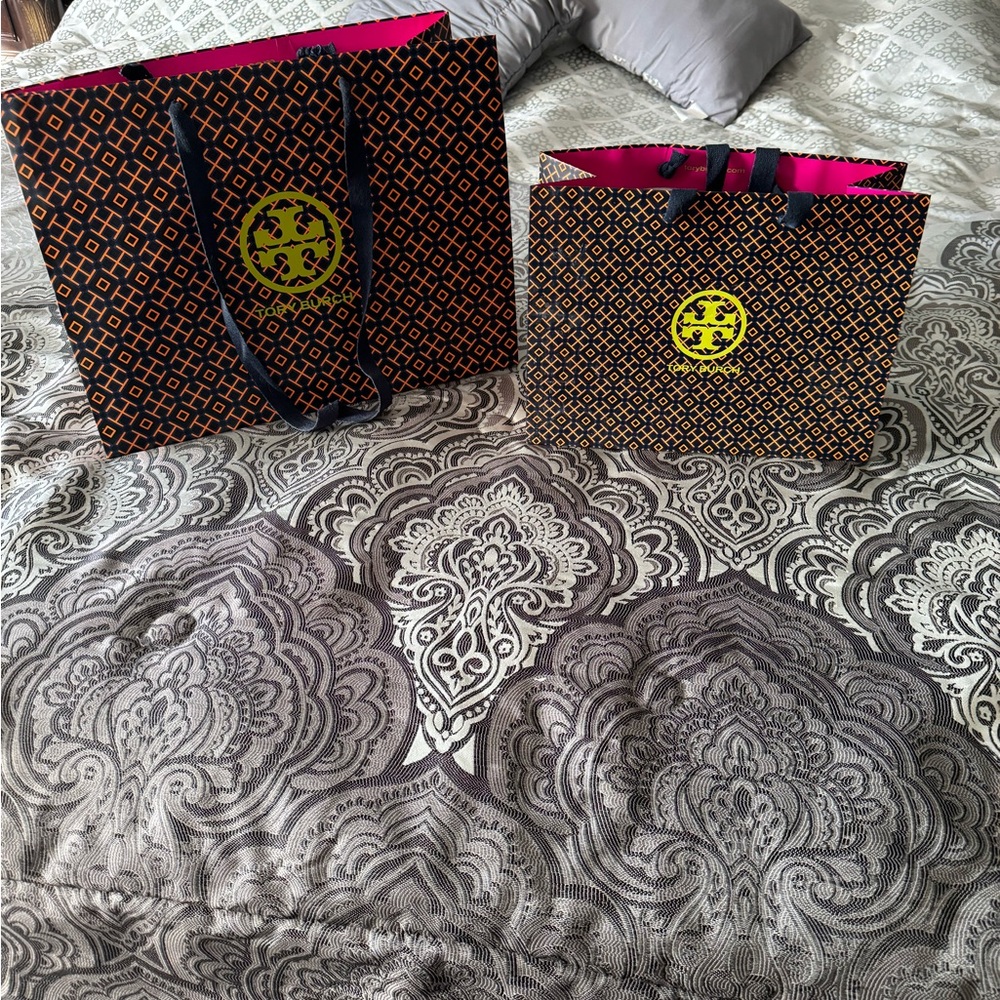 Tory Burch shopping bags